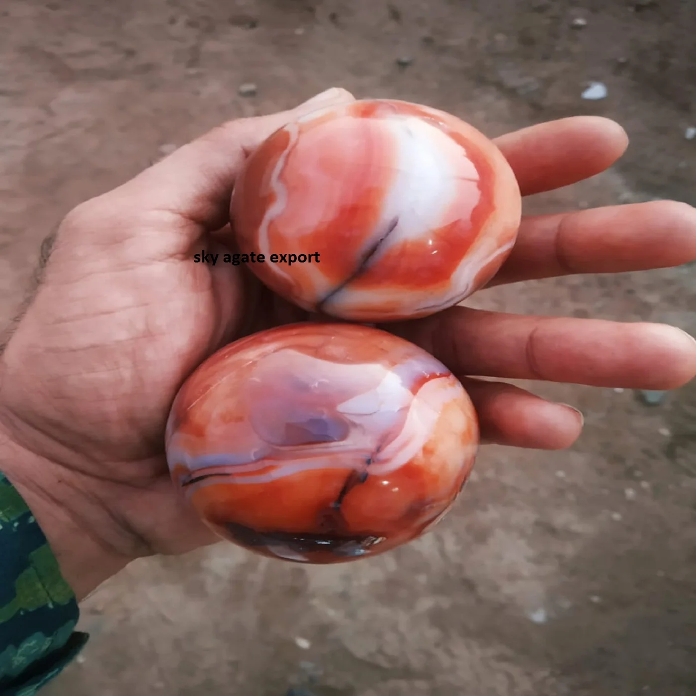 WHOLESALE NATURAL CRYSTAL HIGH QUALITY  RED CARNELIAN SPHERE/BALL : GEMSTONE AGATE SPHERE/BALL BUY FROM SKY AGATE EXPORT