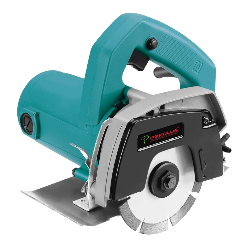 iPOPULUS Hot Selling high quality power tools electric 110mm 1200w manual  4SA marble 11000/min cutter tile cutter