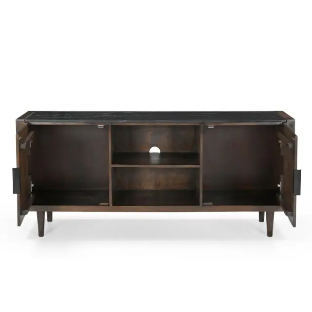 Marine Carter Collection Media Cabinet Sideboard for Dining Living Room Designer Cabinets Furniture