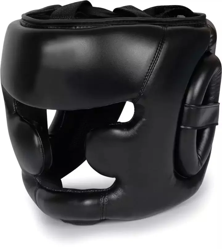Head Guards Pu Leather And EVA Head Helmet For Boxing Taekwondo Training Protective Head Guards