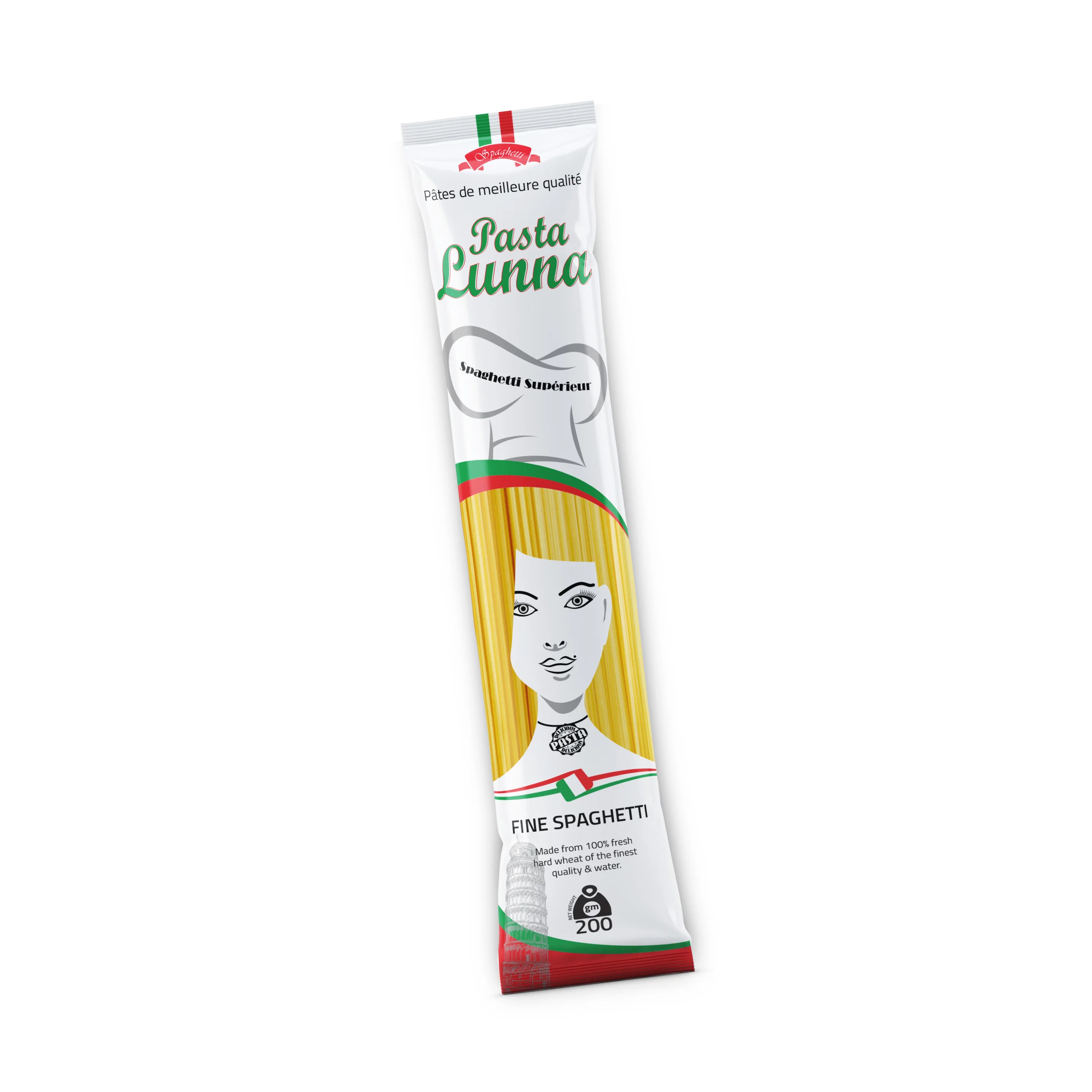 Lunna Spaghetti 200gm High Quality Egyptian Pasta World Wide Shipping