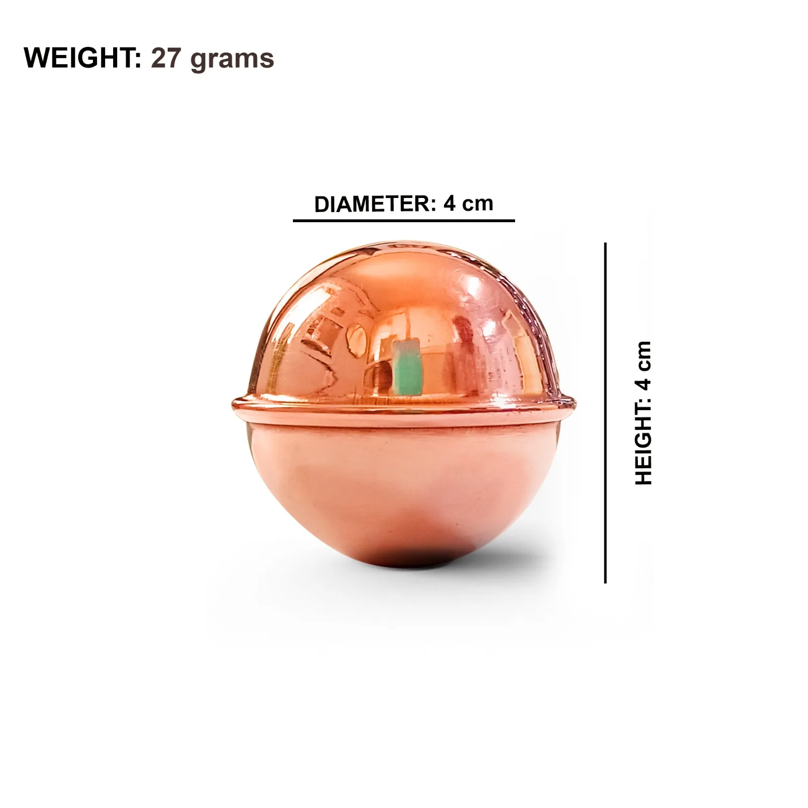 High Quality Traditional Ayurvedic Copper Water Ball Daily Wellness from Indian Factory Purifies Drinking Water Health Benefits