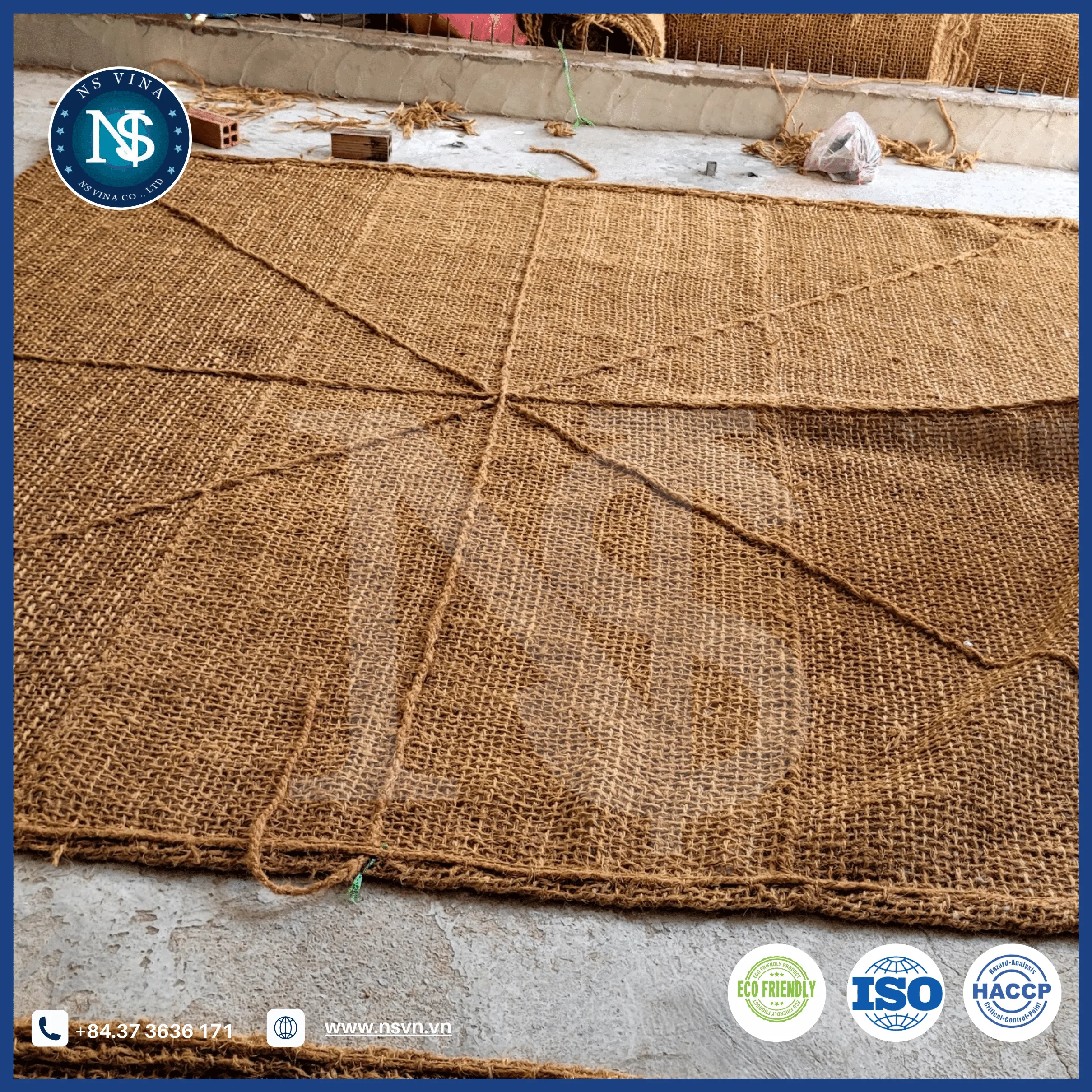 Wholesale Coir Mat/ Coir Fiber Sun Shade-for Outdoor Spaces COIR SHADE SAIL   Custom Size Thickness Eco Environmentally Vietnam