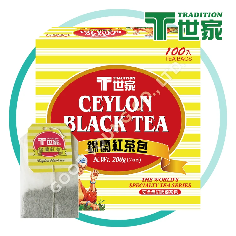 Хороший молодой чай пузырьковый ингредиенты для чайника Цейлонский черный чайный пакетик