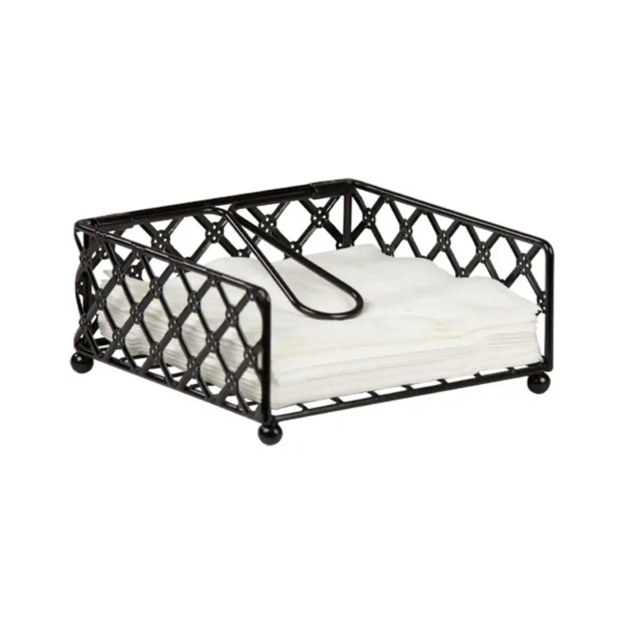 New Design Metal wire Napkin holder black color for home decor and party decoration & table decor