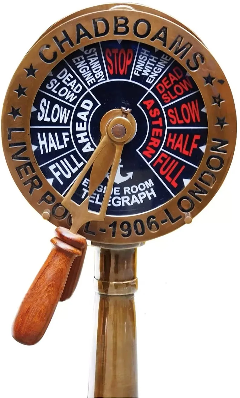 High Quality modern brass metal telegraph durable for home nautical decor usage for home hotel resort in low moq and price