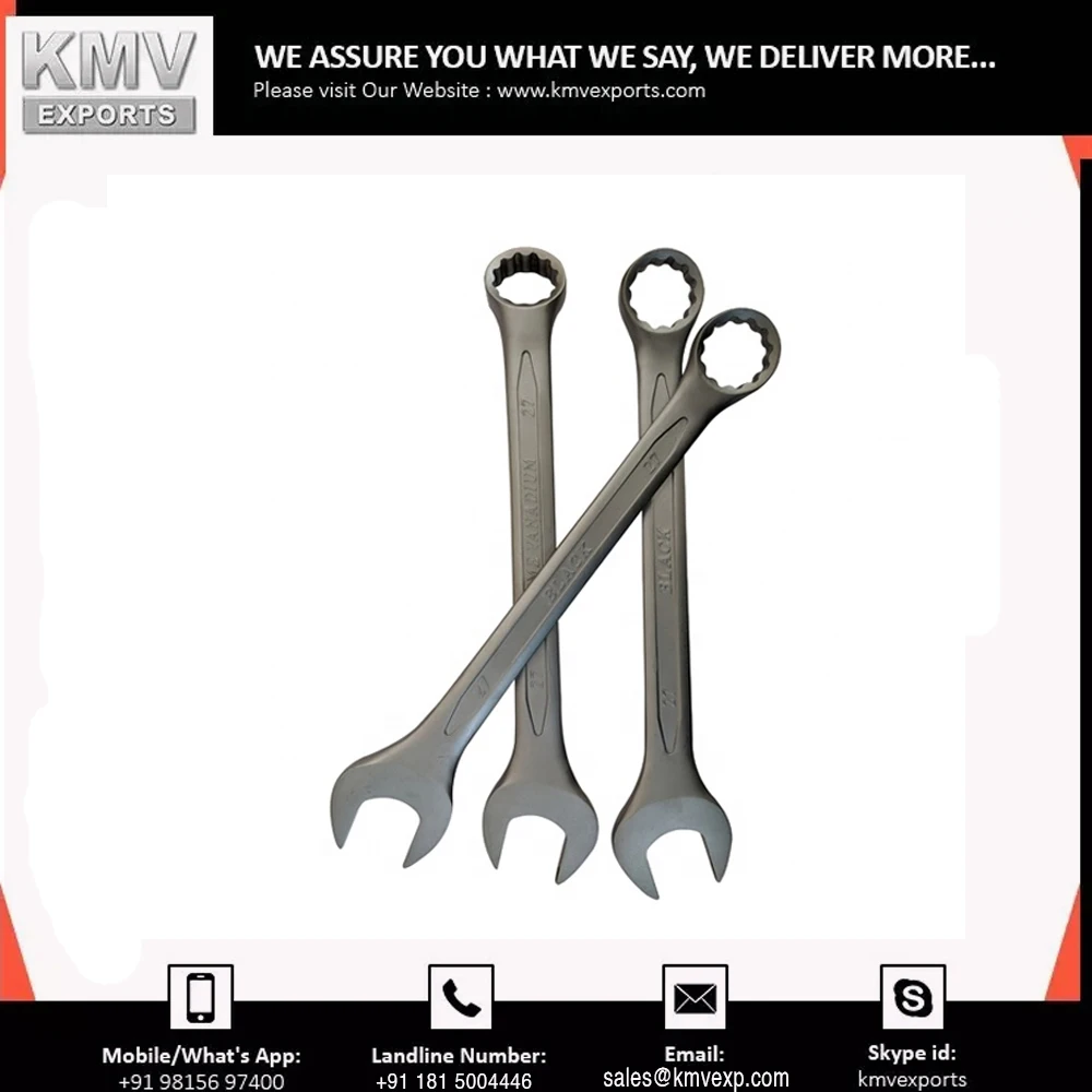 High Quality 27mm Combination Spanner Wrench Set Mirror Polish Chrome Finish Industrial Filter Wrench Direct Factory Price