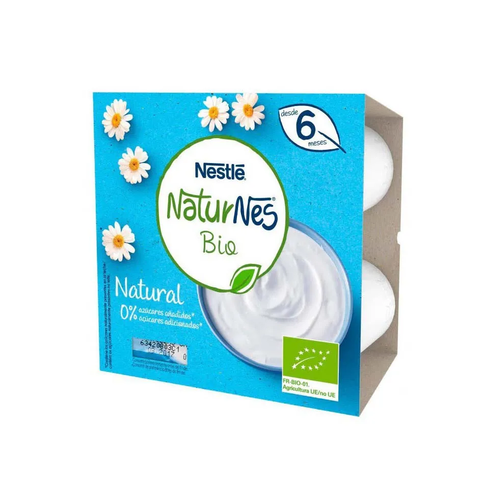 Nestle Naturnes Bio Tarrina Manzana-Pera y Membrillo 6 м 4x90 г-Nestle Cereales Vanille