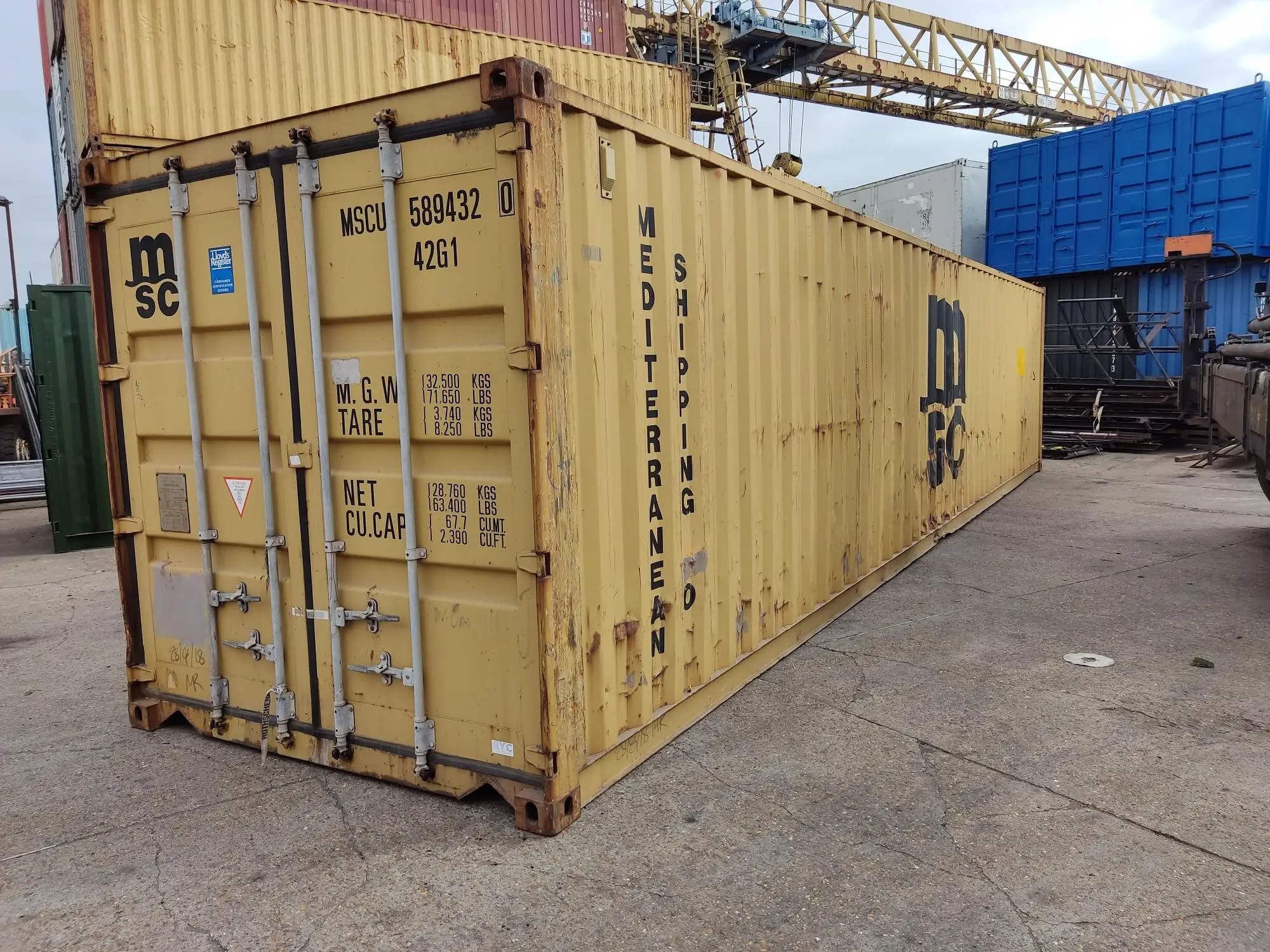 Clean Dry 20ft 40ft 40HC new empty container shipping container used container for sale