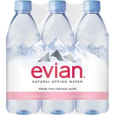 Натуральная родниковая вода Evian (1 5 л/12 ПК) цены на оптовую бутилированную воду минеральная 330 мл в бутылке для домашних животных