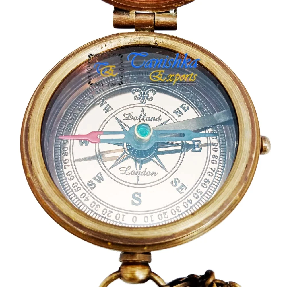 Personalized Working Compass Custom Engraved Brass Handmade Compass Anniversary Gift Compass For Husband