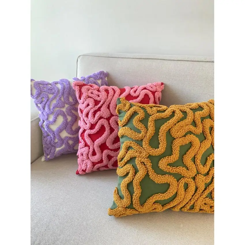 Home Decorative 3d Flower Throw Pillow Covers Decoration Floral Cushions Covers Cases Velvet Pillowcases Pillow Cover For Sofa