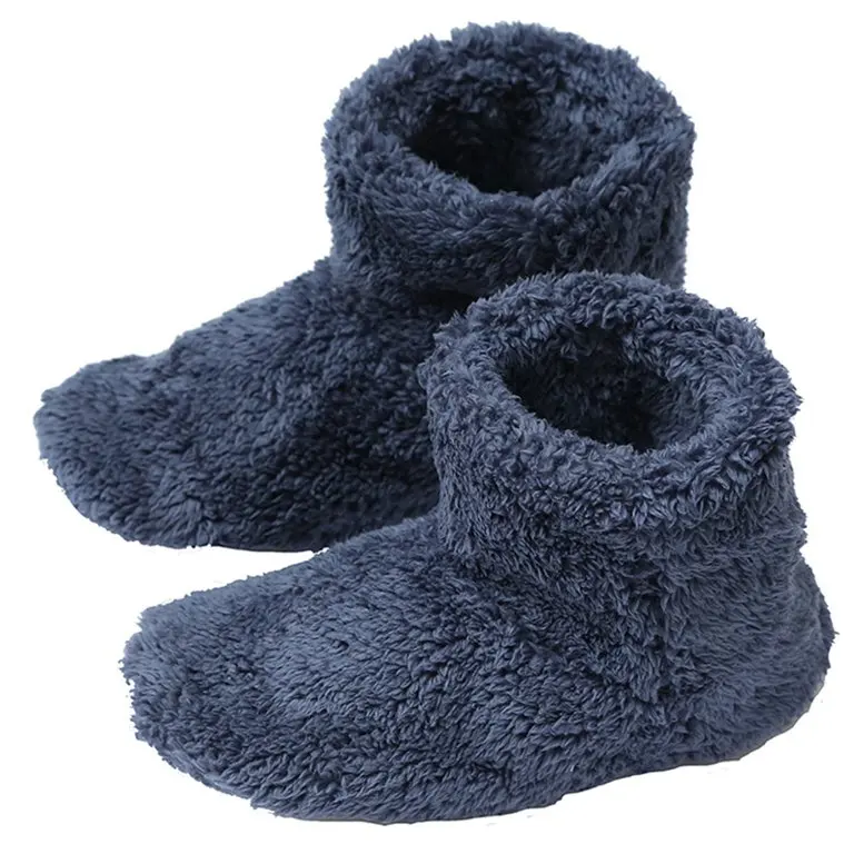 Womens Slippers Winter Shoes Indoor Home Plush Furry Slippers Fur Plush Anti Skid Non Slip soft deer Warm Boots