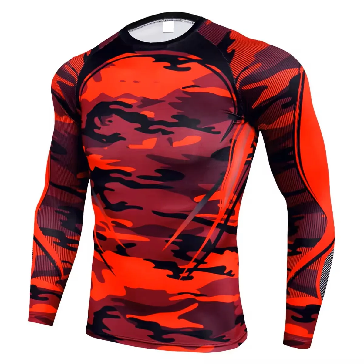 OEM Designs 2024 Sublimated Full sleeve MMA Sport Rash Guard BJJ Men Compression Plain Shirt Slim Protective Rash Guard MS-RG-01