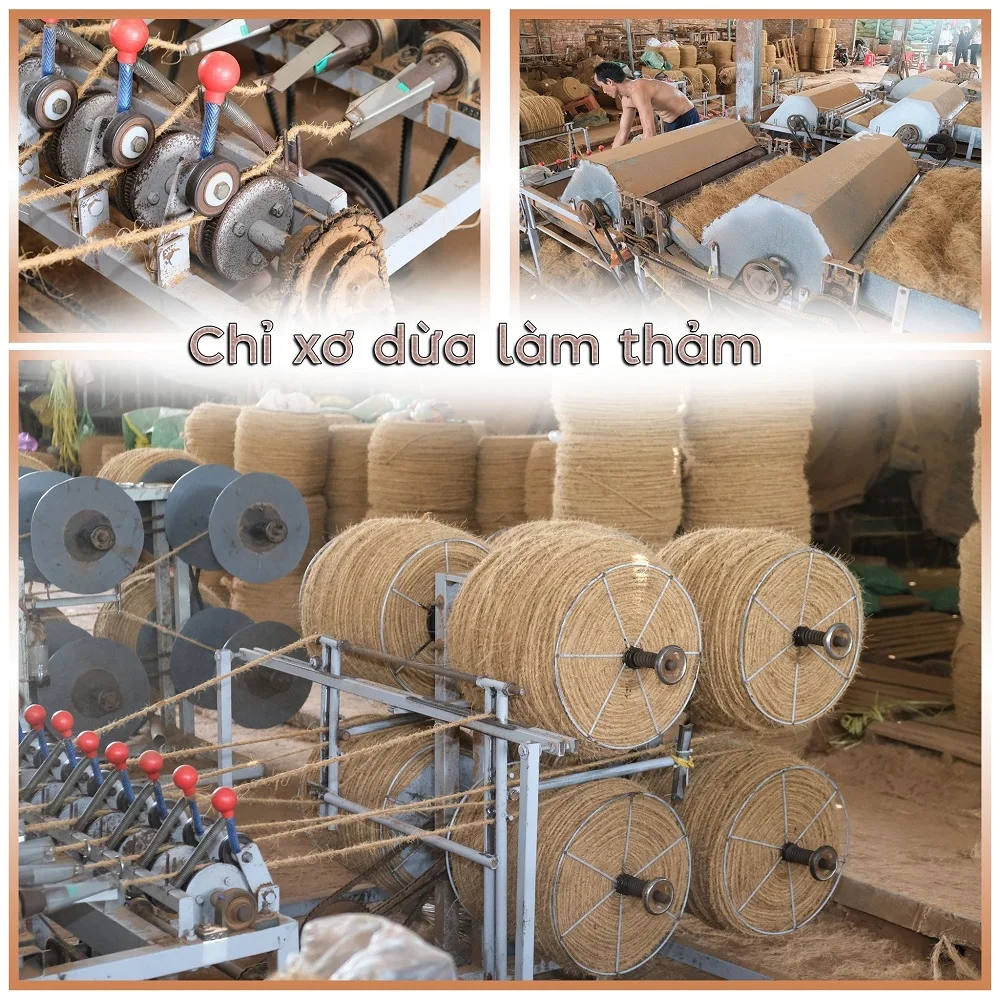 Durable biodegradable Best Selling coconut fiber 100% Natural Brown Color Dry Coconut Fiber Made in Vietnam
