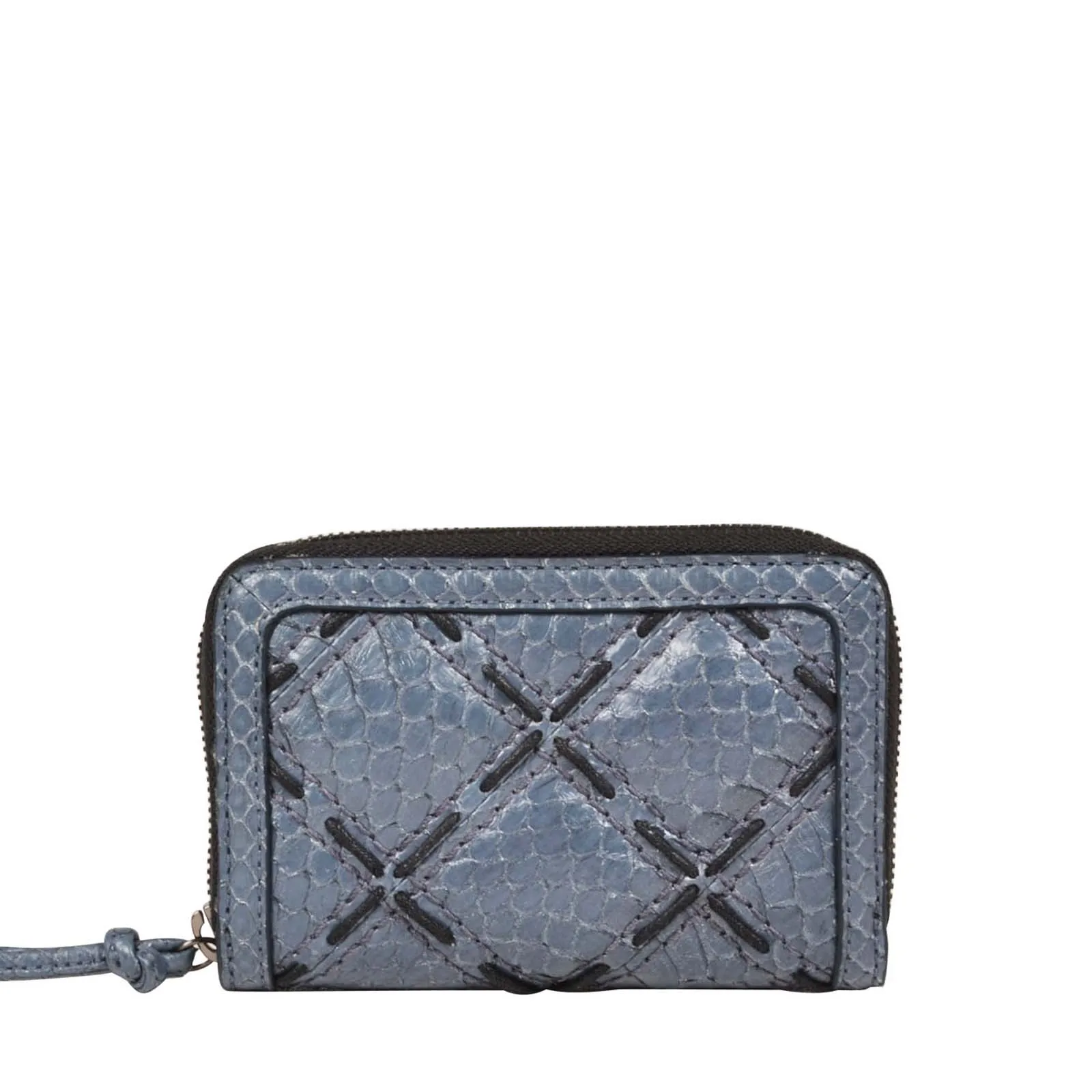 Premium Quality Luxury Fashion Designer Short Snake Skin Full Flap  Women Card Case / Wallet for Daily Use