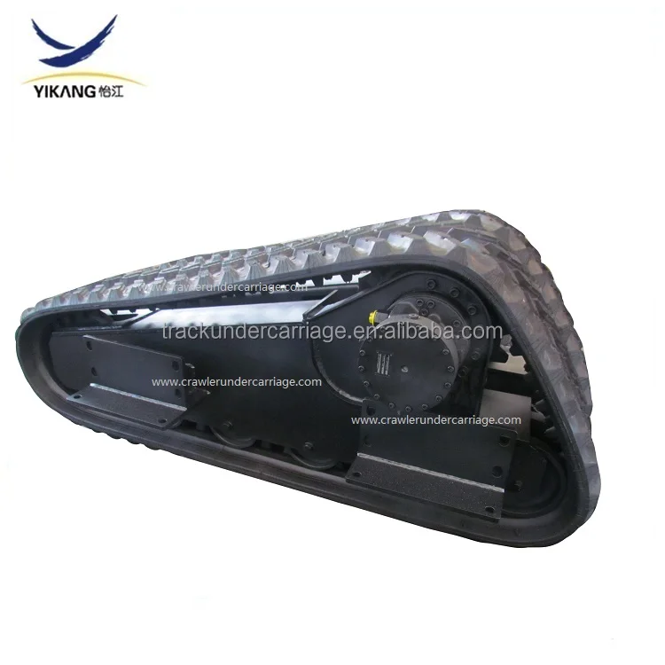 New crawler rubber track undercarriage for Hydraulic motor drilling rig excavator crusher by China manufacturer