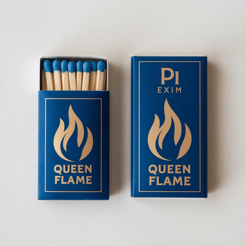 Damp Proof and Long Burning Wooden Safety Matches and Custom Match Box Sell from India