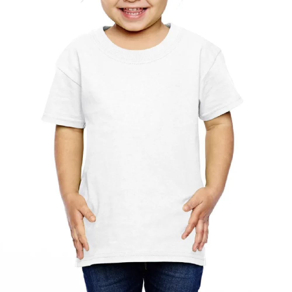 100% Soft Cotton T Shirt For Kids Plain Blank High Quality T Shirt Toddler Boys & Girls Baby Kids Clothes