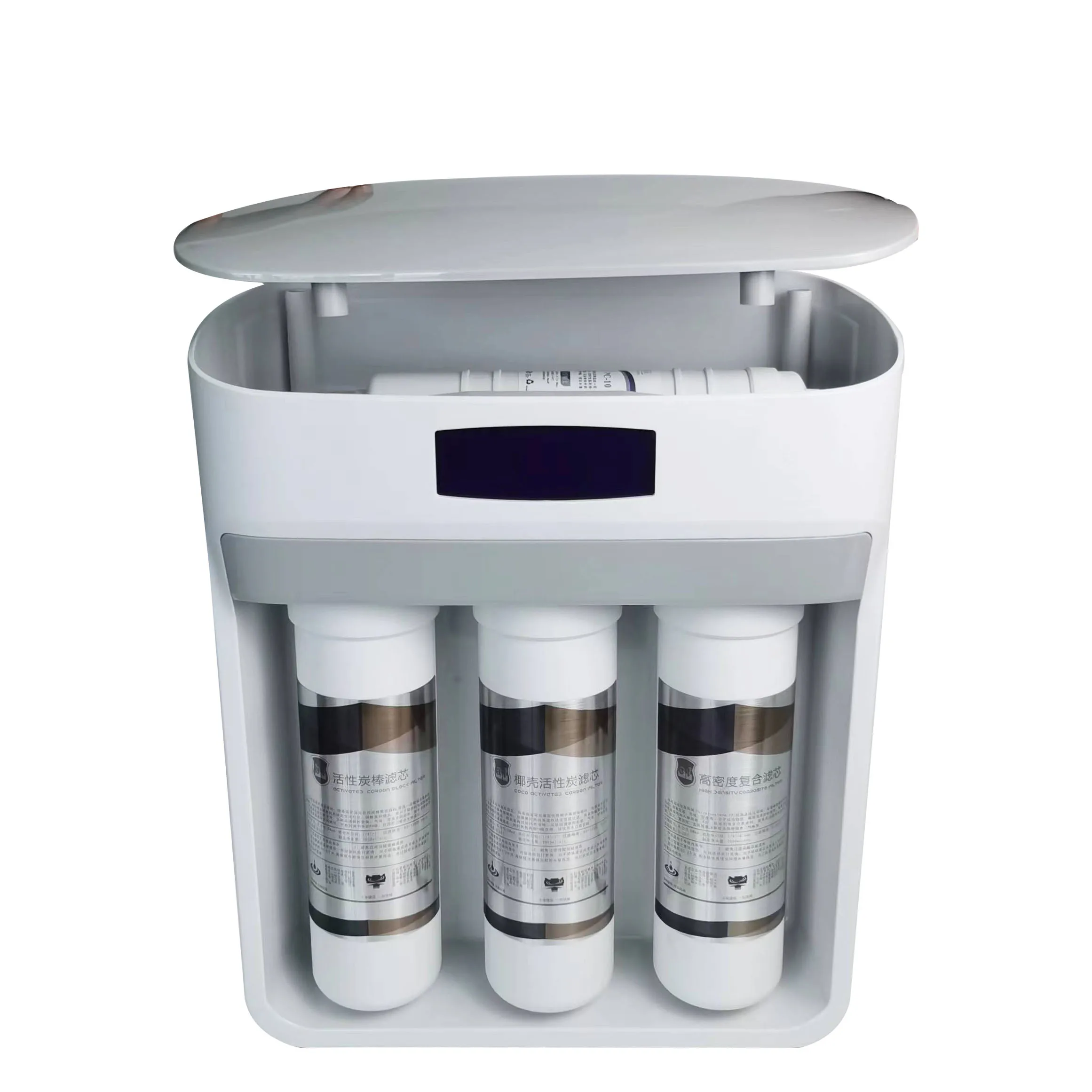 High-end Custom water purifier home RO water purifier 5 stage filter bayonet type cartridge with smart touch screen smart faucet