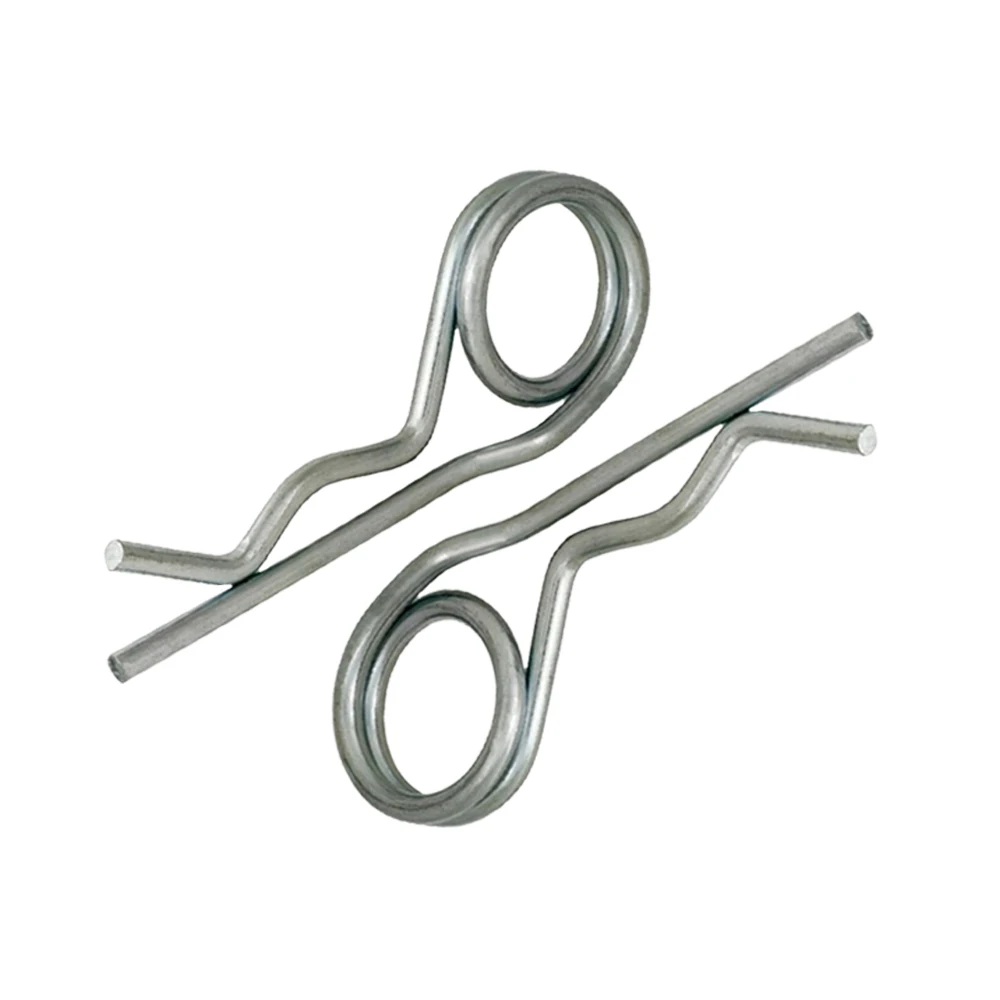 Spring Loaded Double Spire R Pins For Safety Locking Parts And Tractor Parts