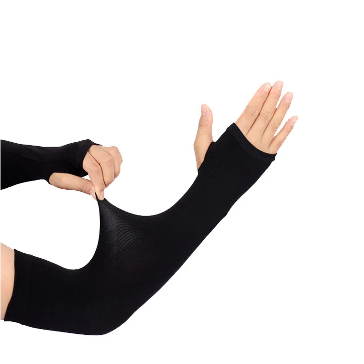 Popular OEM Cool Customized White Blank Sublimation Sun Protect Arm Sleeves For Unisex Outdoor Sport with custom logo design