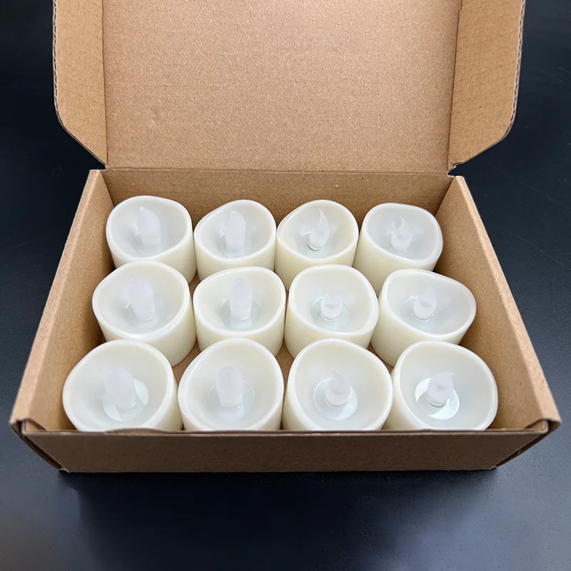 VGT Flameless led tealight candle /battery operated flick plastic electronic candle