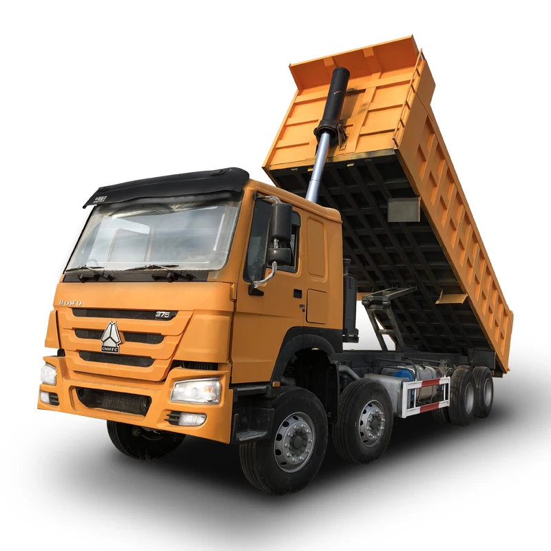 SINOTRUK used HOWO 8X4 dump trucks 12 wheels low price tipper trucks hot sale