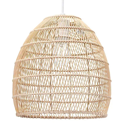 Chandeliers & pendant lights table lamps Rattan Lampshade Pendant Bamboo Lamp Light Vintage Hanging Lamp Shades
