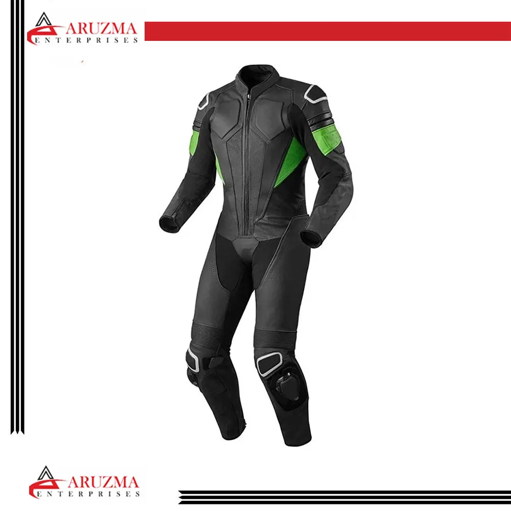 Motorcycle Leather Gear Racing Suit Motorbike Riding Race Suit 1 Piece & 2 Piece Cowhide