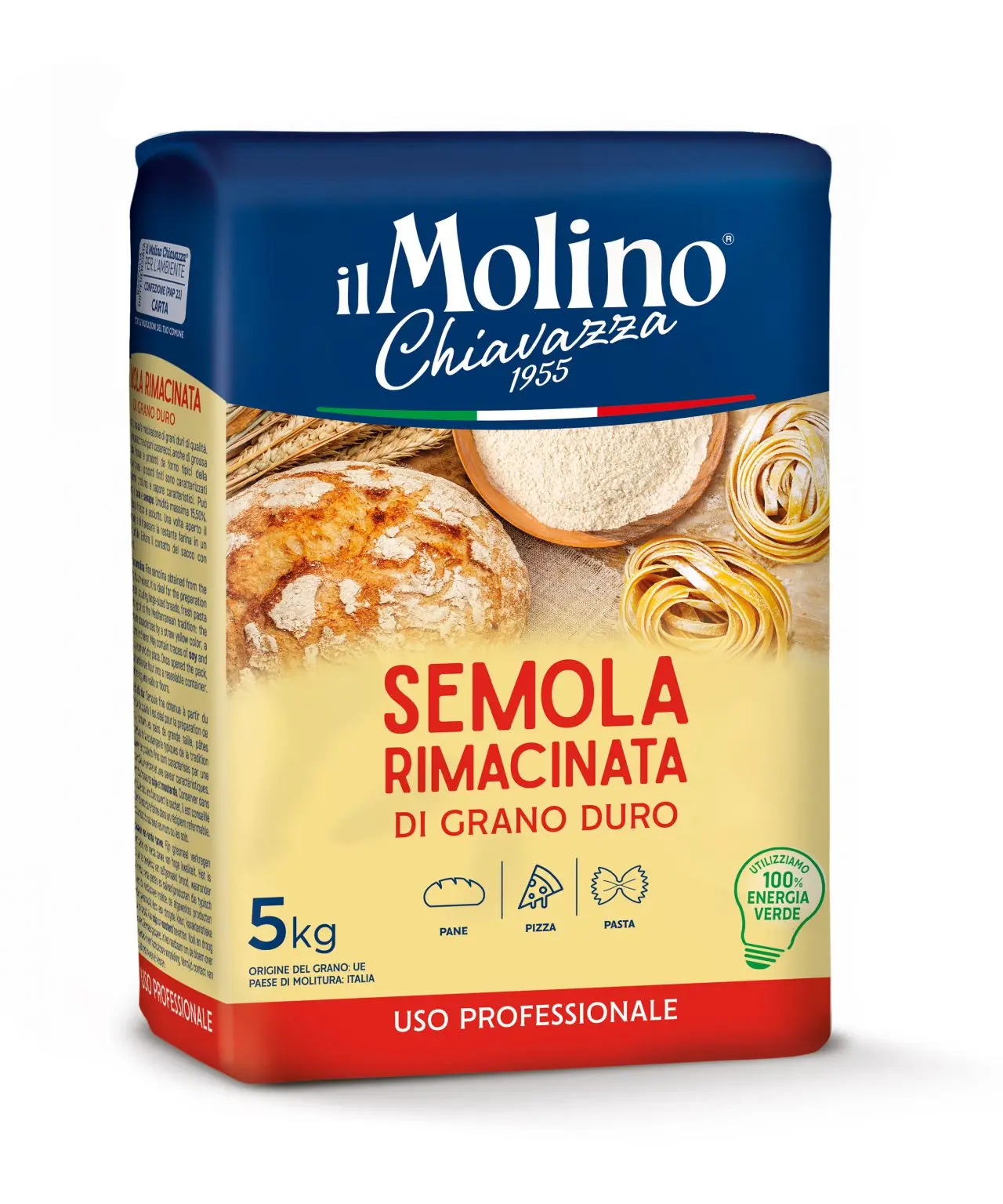 High Quality 100% Natural HARD WHEAT FINE SEMOLINA Ideal for Several Uses Made in Italy Ready for Shipping