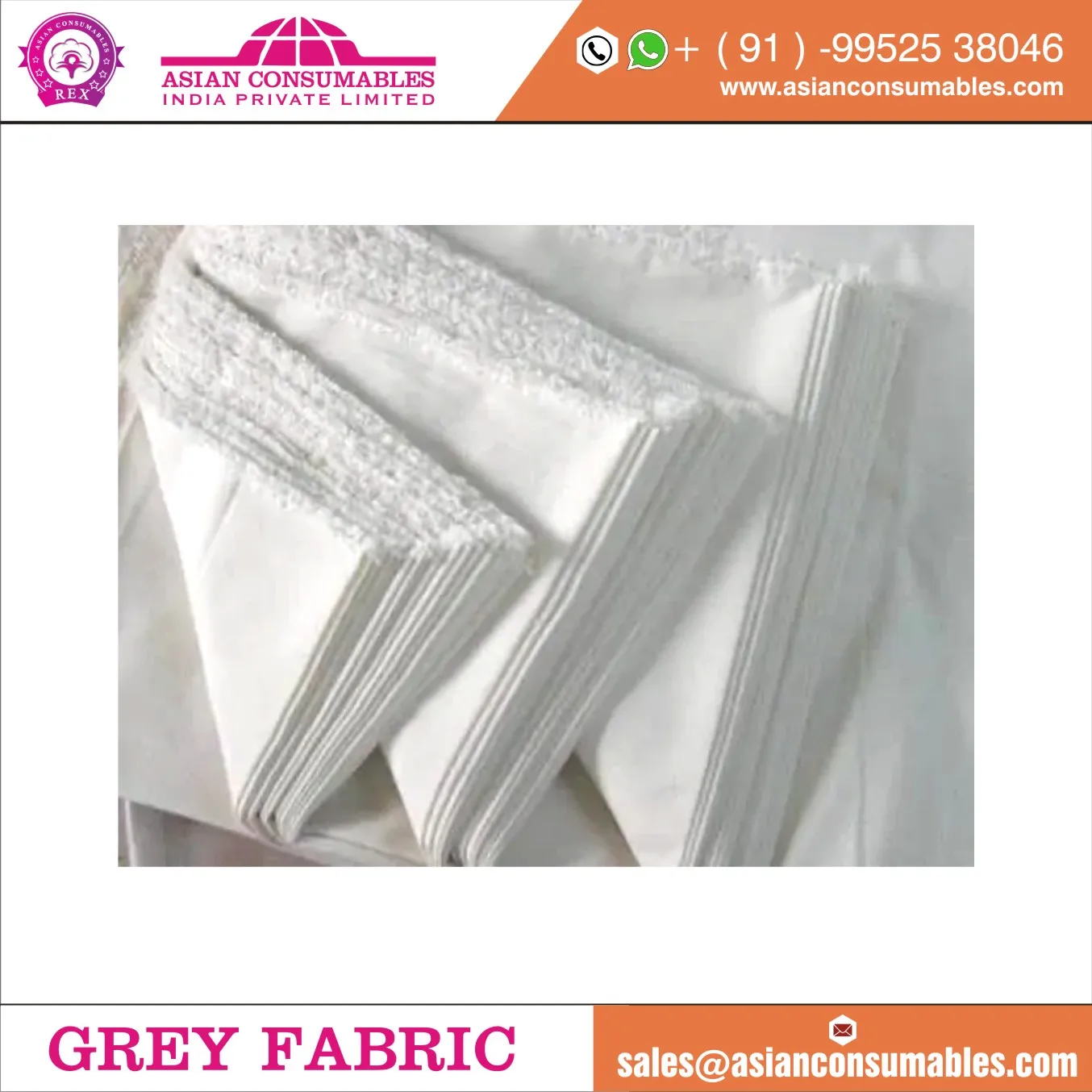 100% raw cotton with grey fabric with export and premium quality high grade fabric yarn with light weight thickness