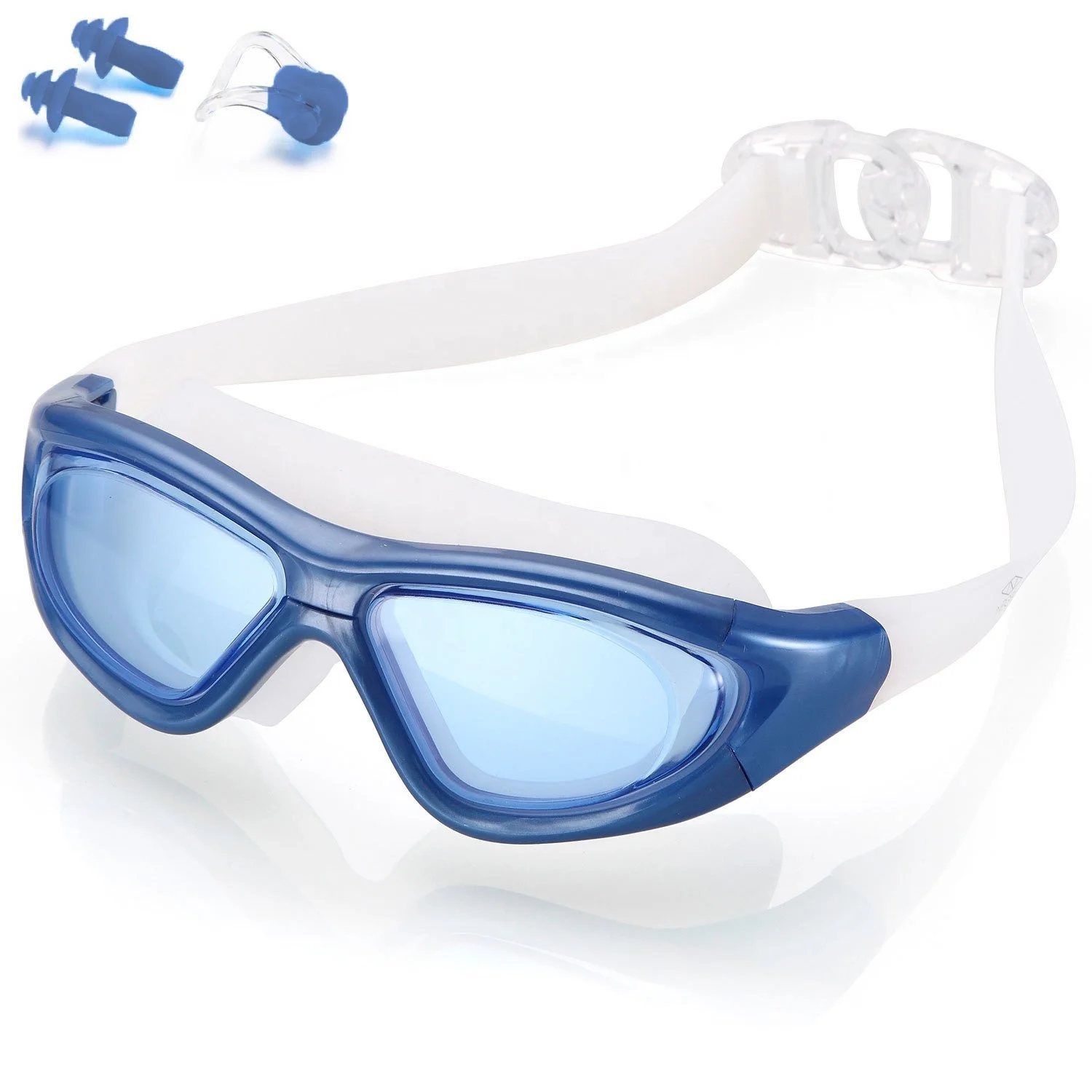 Оптовая продажа с завода, противотуманные очки для плавания, регулируемые очки для плавания из поликарбоната, противотуманные очки для взрослых