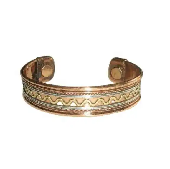 Best Selling  Magnetic Copper Bracelet with Patterns Wearing it has Health Benefits Magnetic Therapy Bracelets