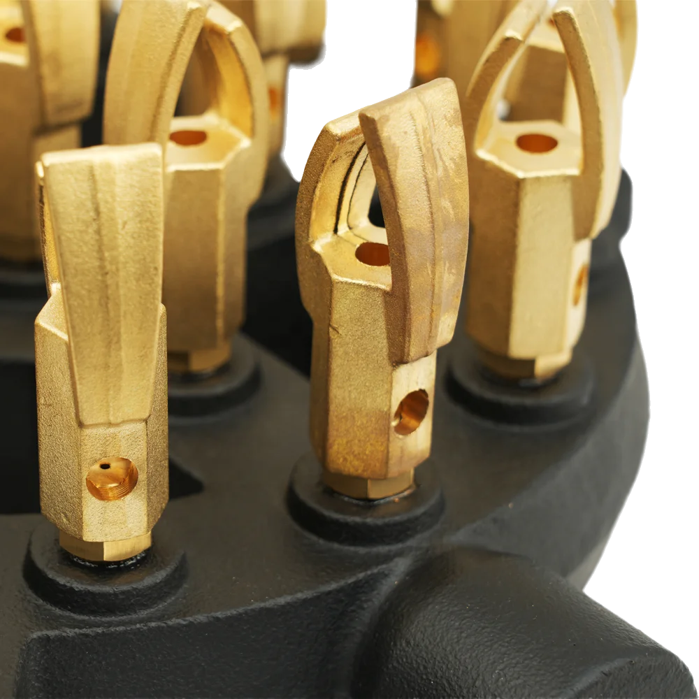 Factory Price duckbill 28 jets burner  brass nozzle gas jet burner jet burner parts for hotel& commercial