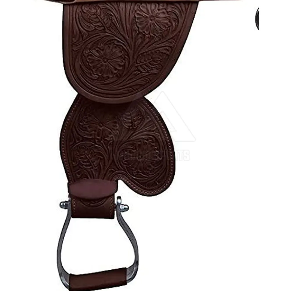 Best Quality Outdoor Pure Leather Made Horse Riding Saddles For Sale OEM Customized Logo By Madrid Sports