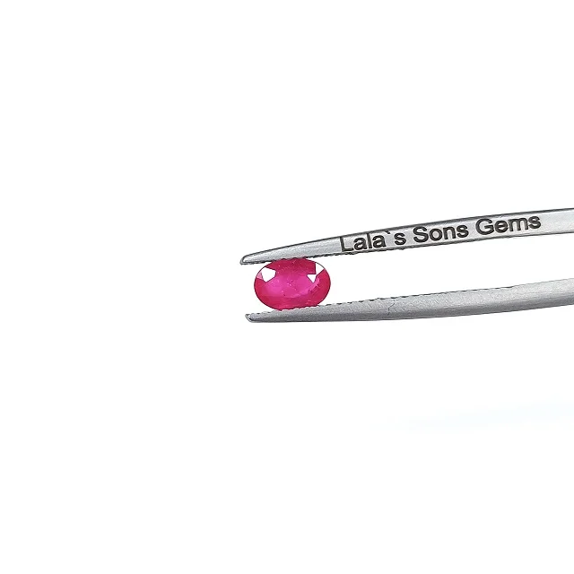 Factory Price Sale Natural Ruby from Mozambique Loose Oval Cut 6x4 mm Gemstones for Bulk Buyers