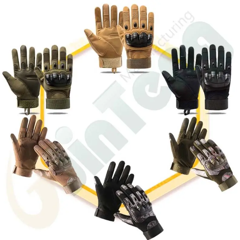 High Quality JINTENG Multifunctional Outdoor Tactical Gloves Microfiber Touch Screen Safety Combat Gloves