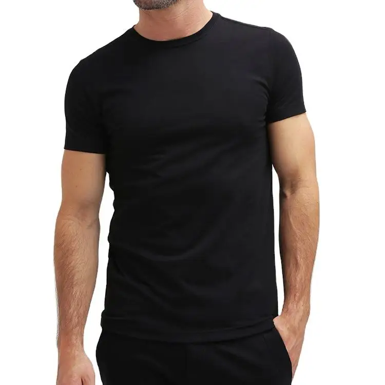 Wholesale Hip Hop Blank Men T Shirt Cotton Custom Logo Round Neck Men T-Shirt Casual Quantity Trend XXL
