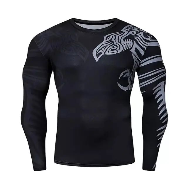 Oem Design Compression Mma Rash Guard Oem Mma Rashguard Custom Sublimated Printed Mens Rash Guard