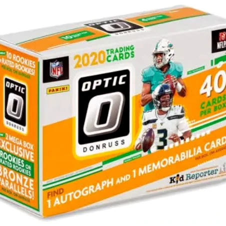 Buy 100 get 10 Original - Panini-N F L 2020 Donruss Optic Football Trading Card Blaster Box