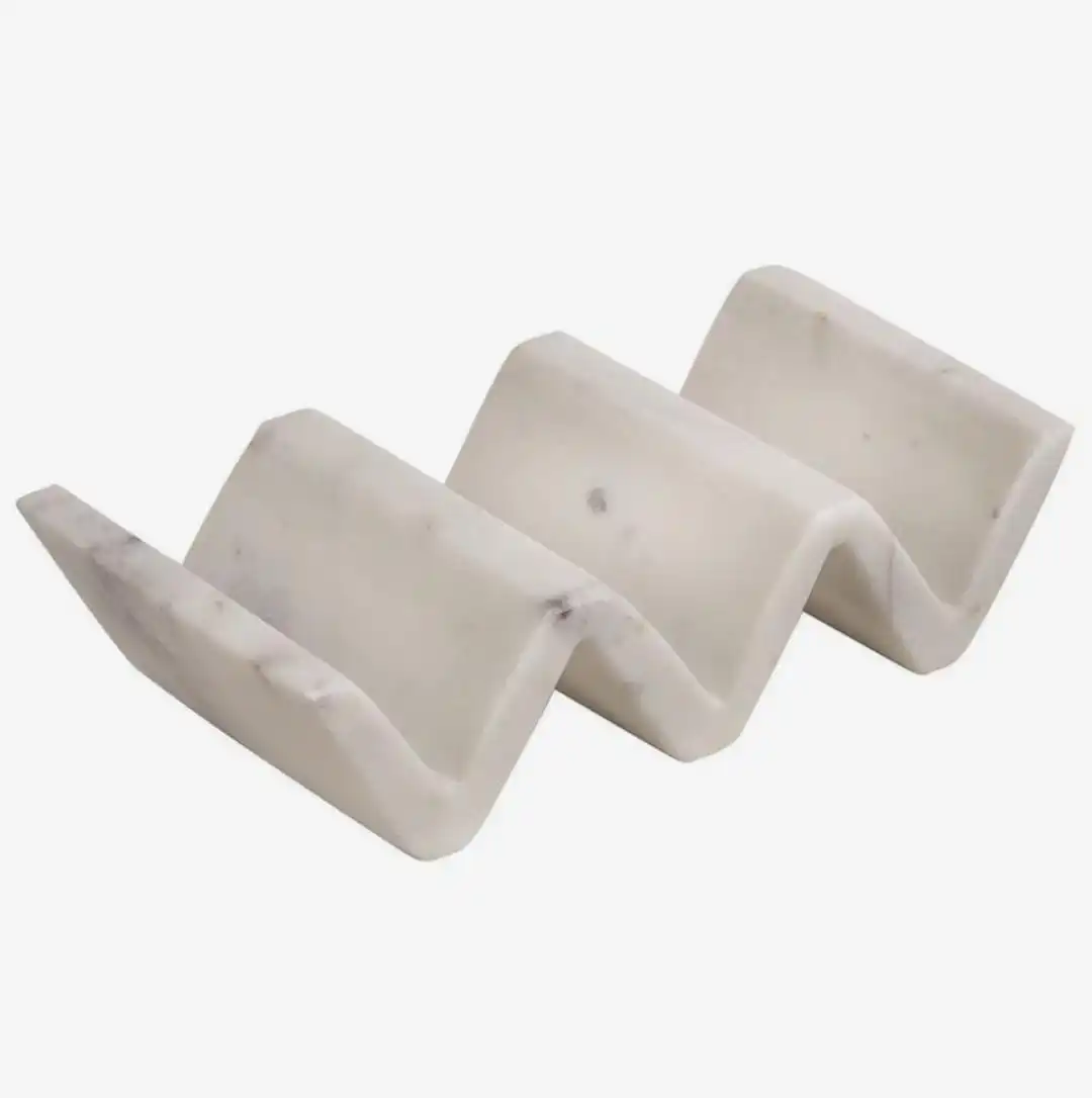 Hand-Carved Stone Marble Wine Bottle Holder Unique Stand-Up Cooler for Champagne & Wine Storage