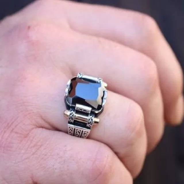 Мужское кольцо из 925 серебра