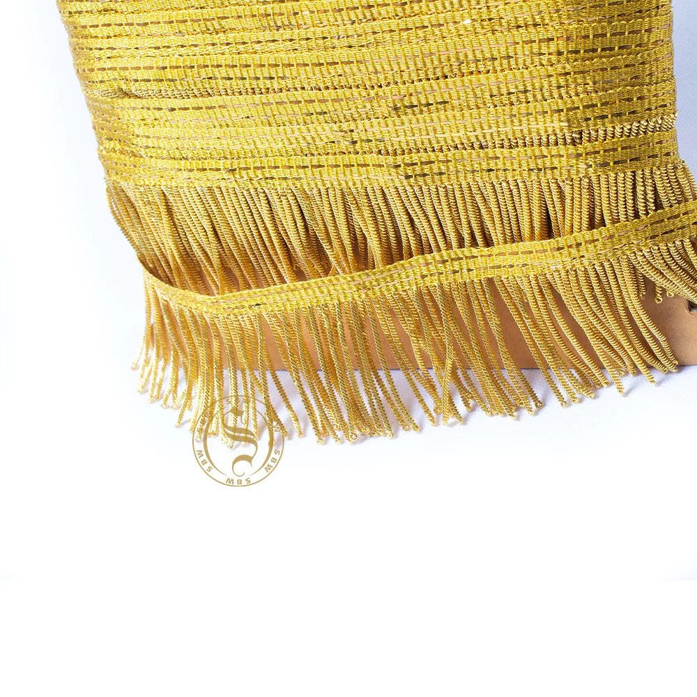 OEM Bullion Fringe Cotton Silk Borders Gimps 100% Viscose 3 Inch Tassel Quantity Decorative Trimmings Tassels Trimmings Fringes