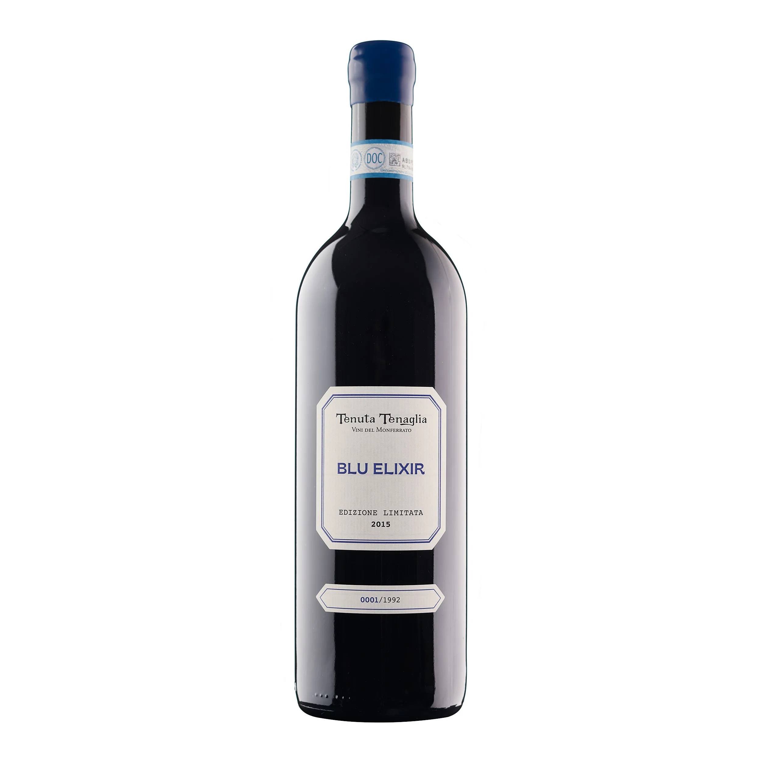 Blu Elixir Monferrato Rosso DOC красное вино Барбера Сира и Сушеная смесь Мерло для медитации