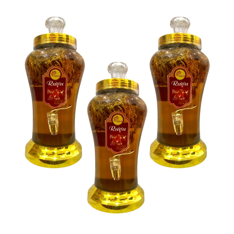 Бутылка для вина Cordyceps 3 л, Лидер продаж, роскошное вино, используемое для питья, ISO Упаковка в стеклянную бутылку от вьетнамского производителя