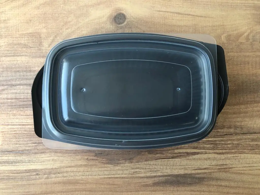 High Quality Hot Sale Strong Disposable 1000cc Catering Meal Take Away Microwavable PP Plastic Food Storage Containers with Lid