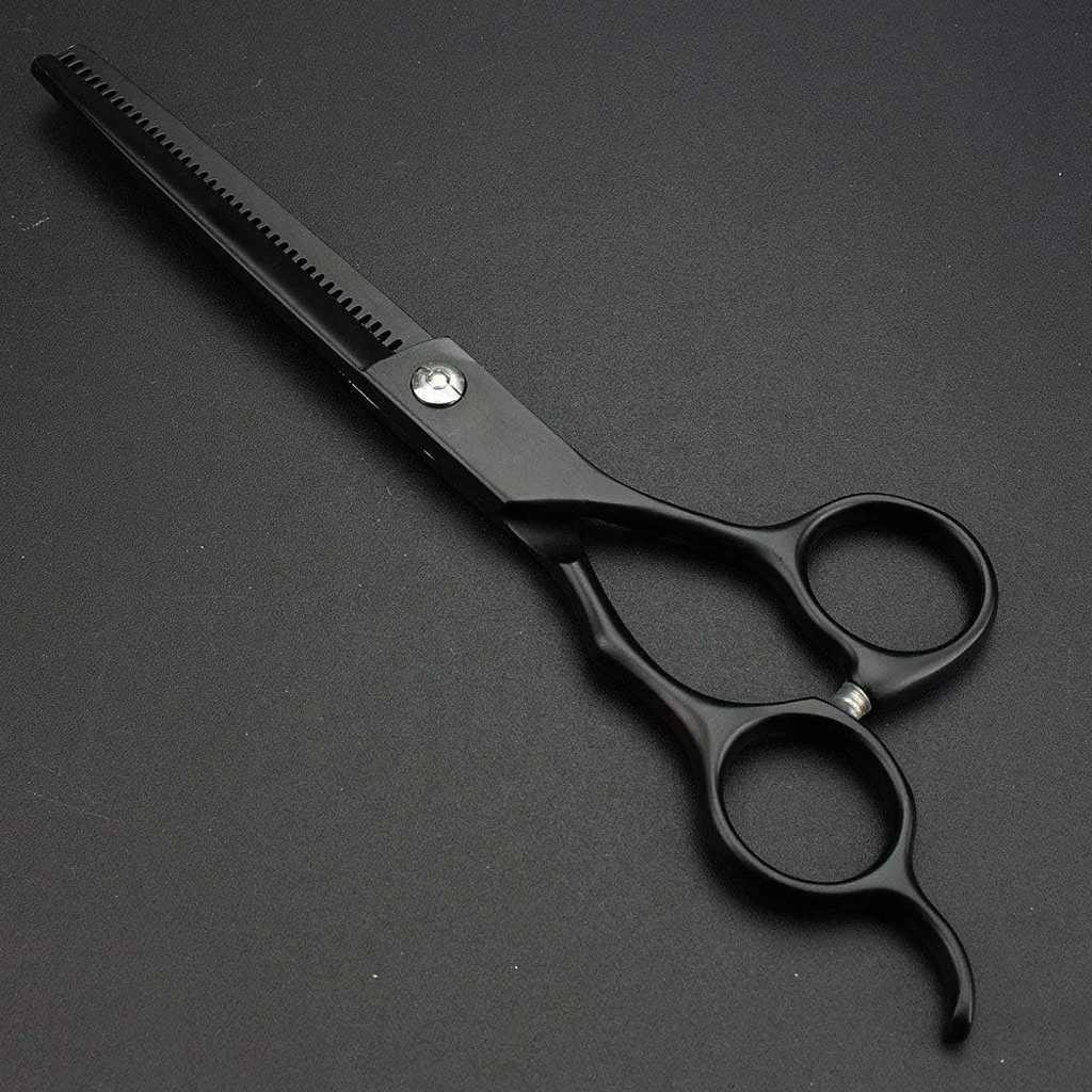 Top Selling Professional Hairdressing Scissors and Hair Style Cut Thinning Scissors Set High Quality Black Hair Cutting Shears