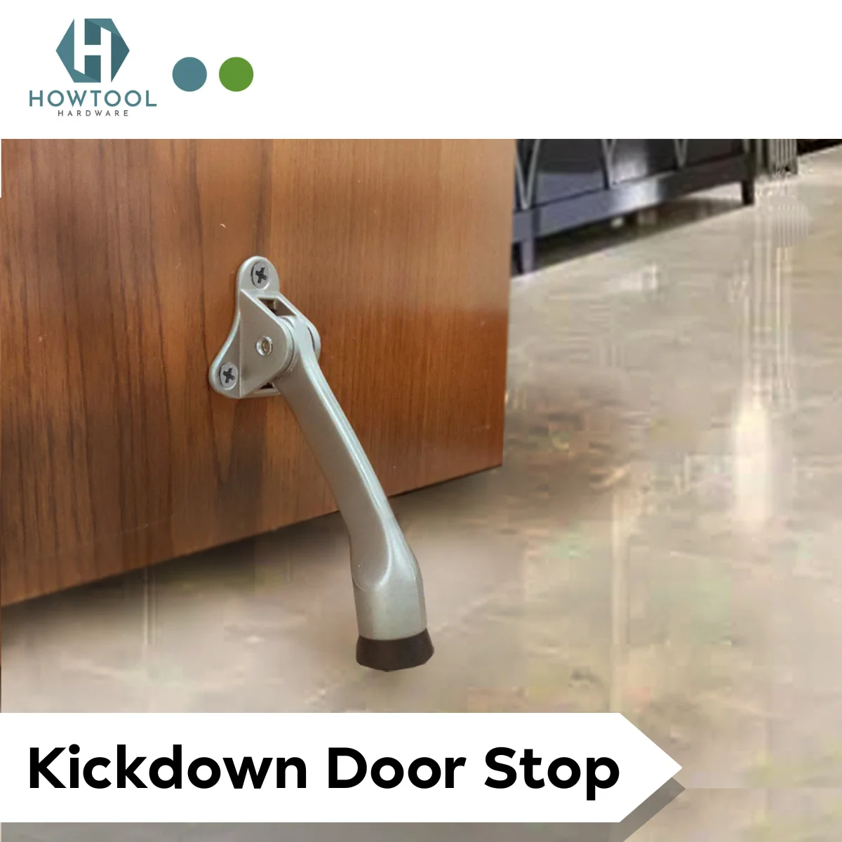 heavy duty kick down door stop