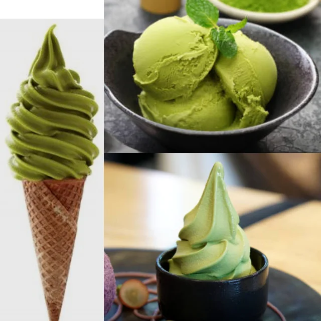 Hot Deals Malaysia Manufactured Wholesale Export 1 kg Thai Green Tea Soft Serve Mix Powder For Ice Cream Machine and Horeca